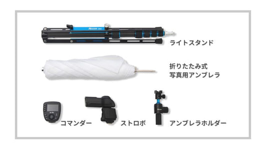 歯科向け 上半身ポートレート撮影の機材
