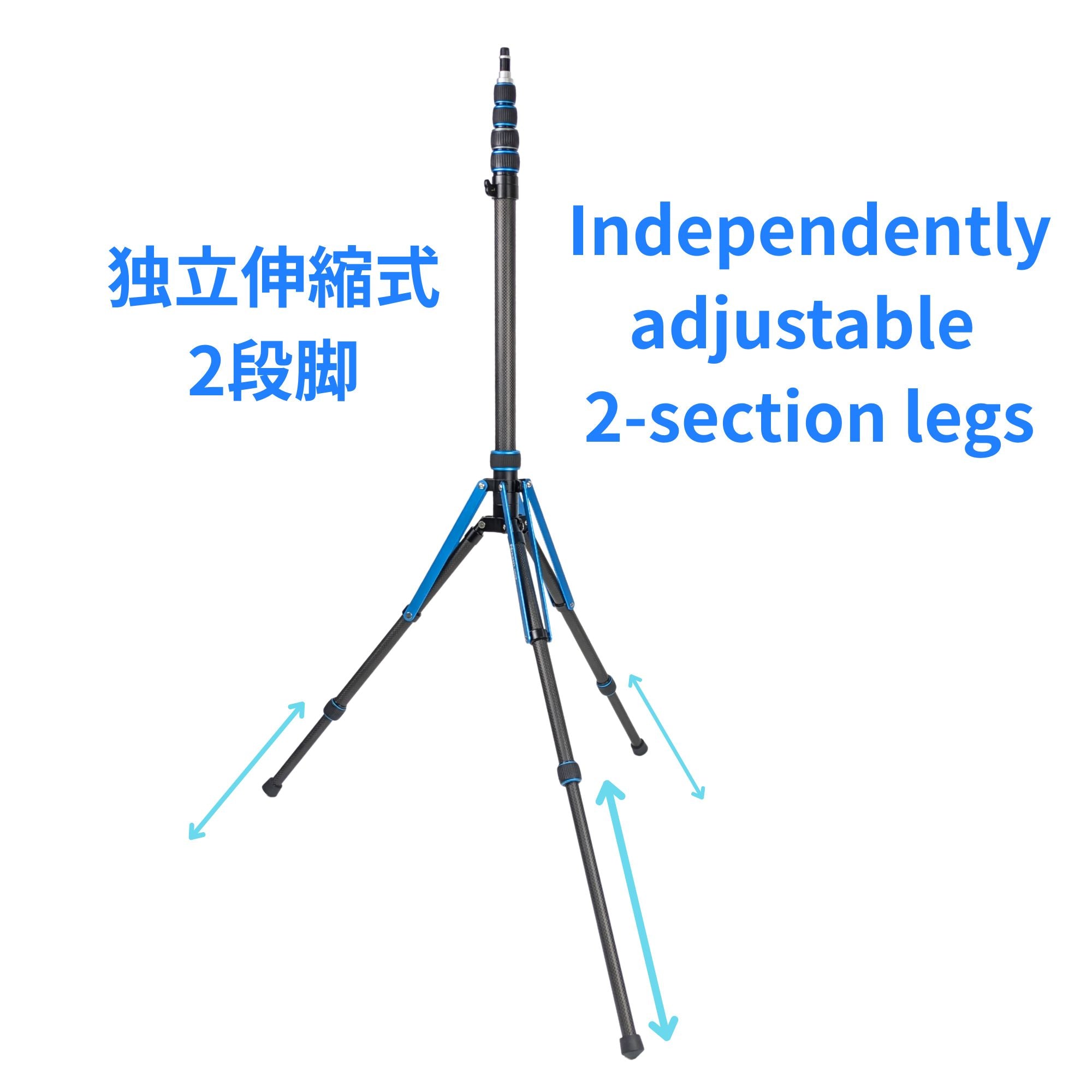 LS-6C-Pro カーボン・ライトスタンド 最上位機種アップグレード版 (脚