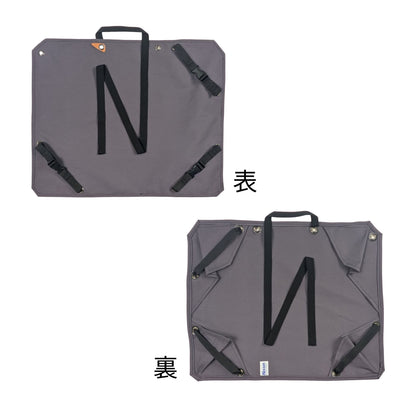 帆布ロールバッグ（ライトスタンド収納ケース, 綿100%帆布製, ロールアップ式, ウェイトバッグ兼用）