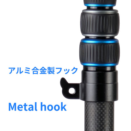 LS-6C-Pro カーボン・ライトスタンド 最上位機種アップグレード版 (脚部2段伸縮・大径化により安定性向上) スーパーライトスタンド