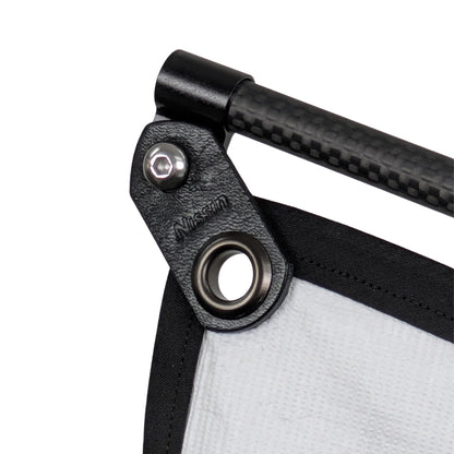 ニッシンデジタル 棒レフ（ホワイト） 棒状にたためてコンパクト カーボンのしなりを活かして3本のポールで支える新構造の軽量レフ板 ※別売のレフホルダー（RH-100C-R）が必要