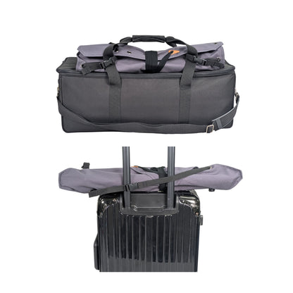 帆布ロールバッグ（ライトスタンド収納ケース, 綿100%帆布製, ロールアップ式, ウェイトバッグ兼用）