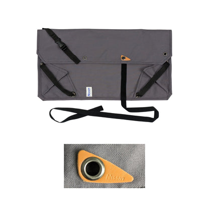 帆布ロールバッグ（ライトスタンド収納ケース, 綿100%帆布製, ロールアップ式, ウェイトバッグ兼用）