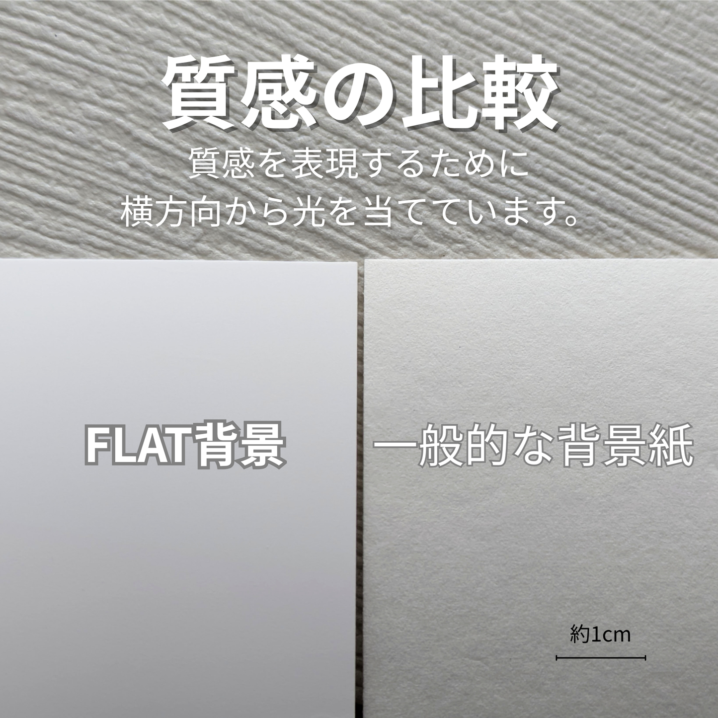 FLAT背景 ホワイト 背景シート 撮影用 マット 樹脂製 軽量 大型レフ