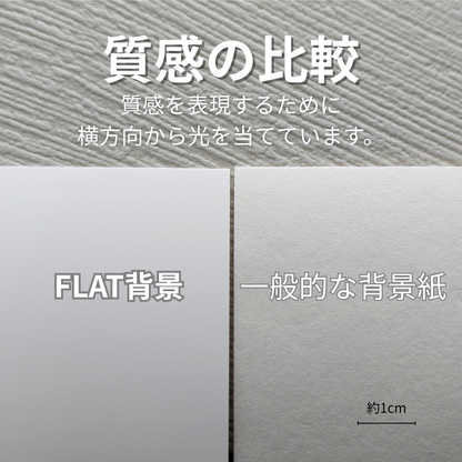 FLAT背景 ホワイト 背景シート 撮影用 マット 樹脂製 軽量 大型レフ