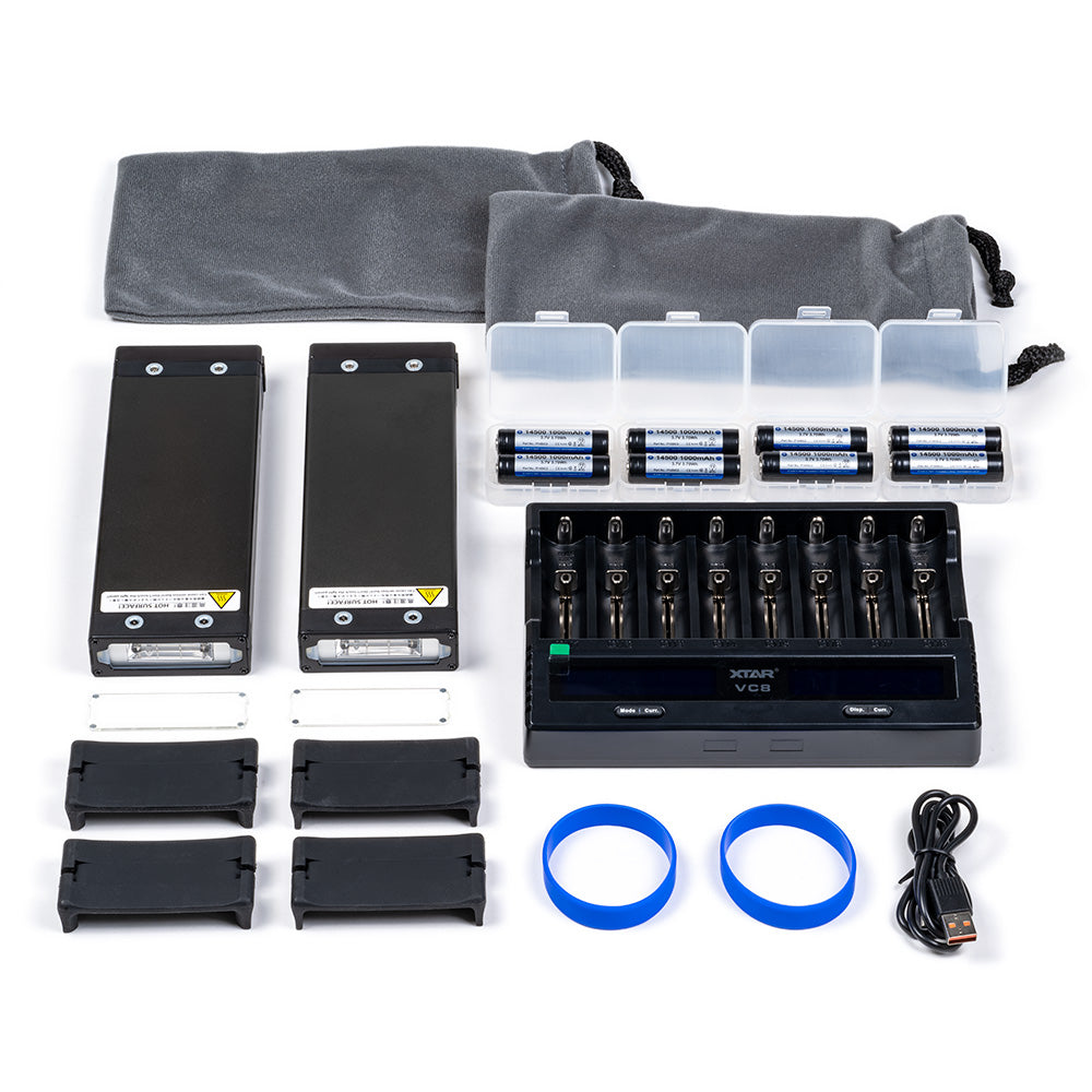 Monoblock Strobe MG-X (2 units) [Lithium-ion battery &amp; charger set]